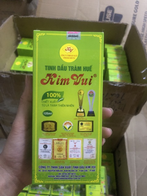 [Sỉ]Tinh dầu tràm Huế Kim Vui chai 80ml