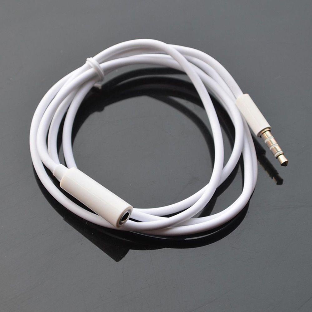 Dây Cáp Nối Dài AUGUSTINE 4 Pole Màu Trắng Dành Cho Tai Nghe MP3 Máy Tính