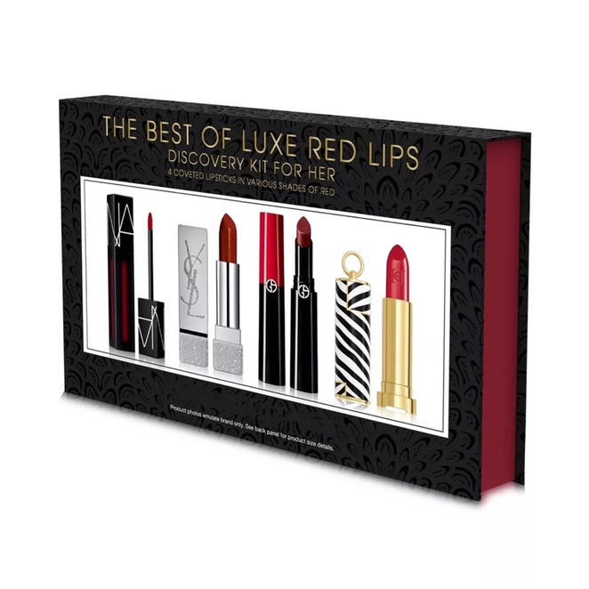 SET 4 THỎI SON CAO CẤP THE BEST OF LUXE RED LIPS