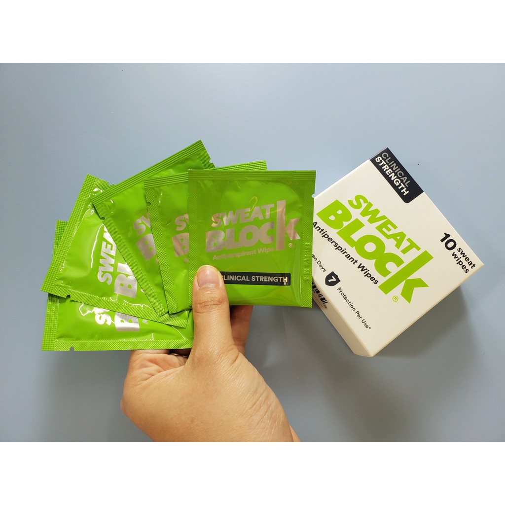 Gói SweatBlock ngăn ra mồ hôi nách hiệu quả 100% - khử mùi hôi nách - cho 7 ngày khô ráo ngay từ lần đầu sử dụng | BigBuy360 - bigbuy360.vn