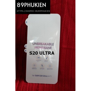 Miếng dán PPF AG S20 Ultra chống trầy xước mặt sau