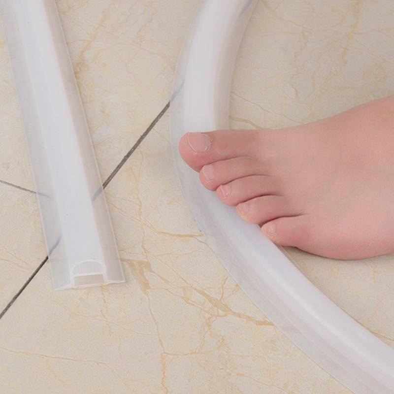 A - LIFE Dải Chặn Nước Bằng Silicon Chống Thấm Nước Hình Chữ D Cho Cửa Kính Nhà Tắm Khô Và Ướt