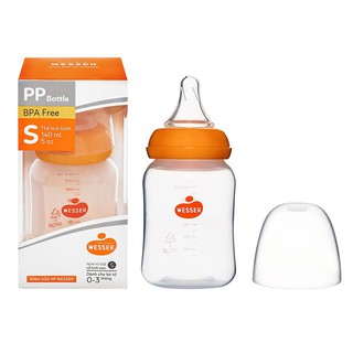 Bình sữa wesser pp cổ hẹp 140ml
