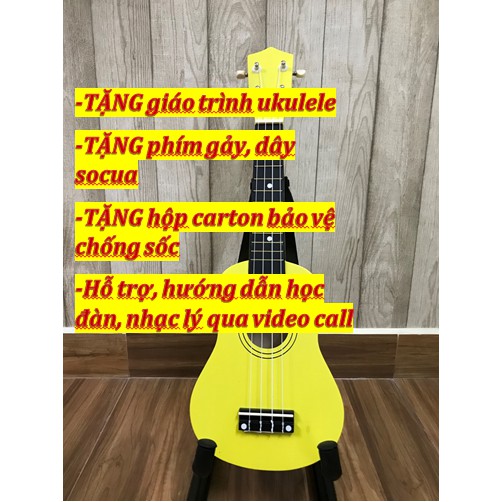 UKULELE SOPRANO MÀU - HÀNG CÓ SẴN