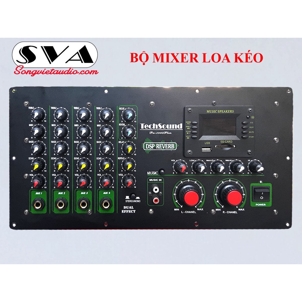 BỘ MẠCH LOA KÉO ĐIỆN 2 BASS 40 LỚN