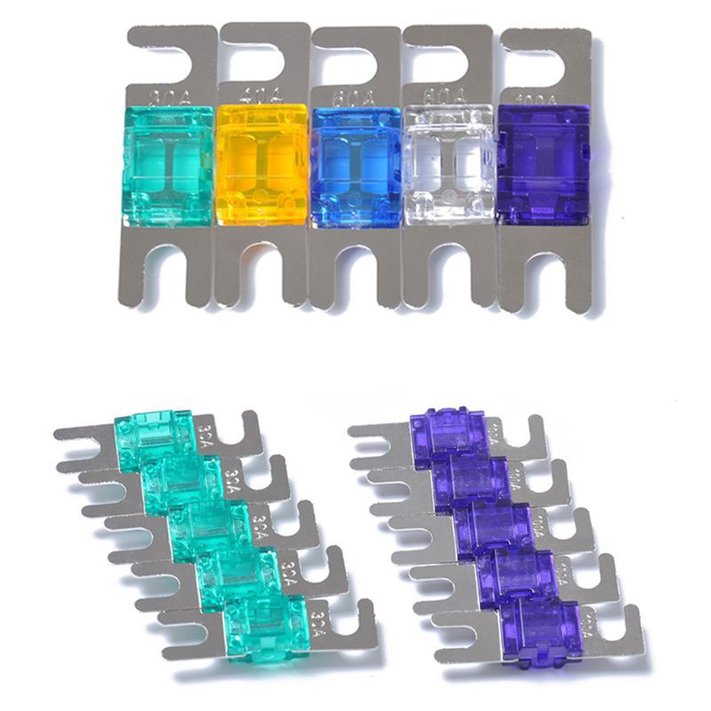 Set 5 Cầu Chì 32v 60 / 80 / 100a Cho Xe Ô Tô