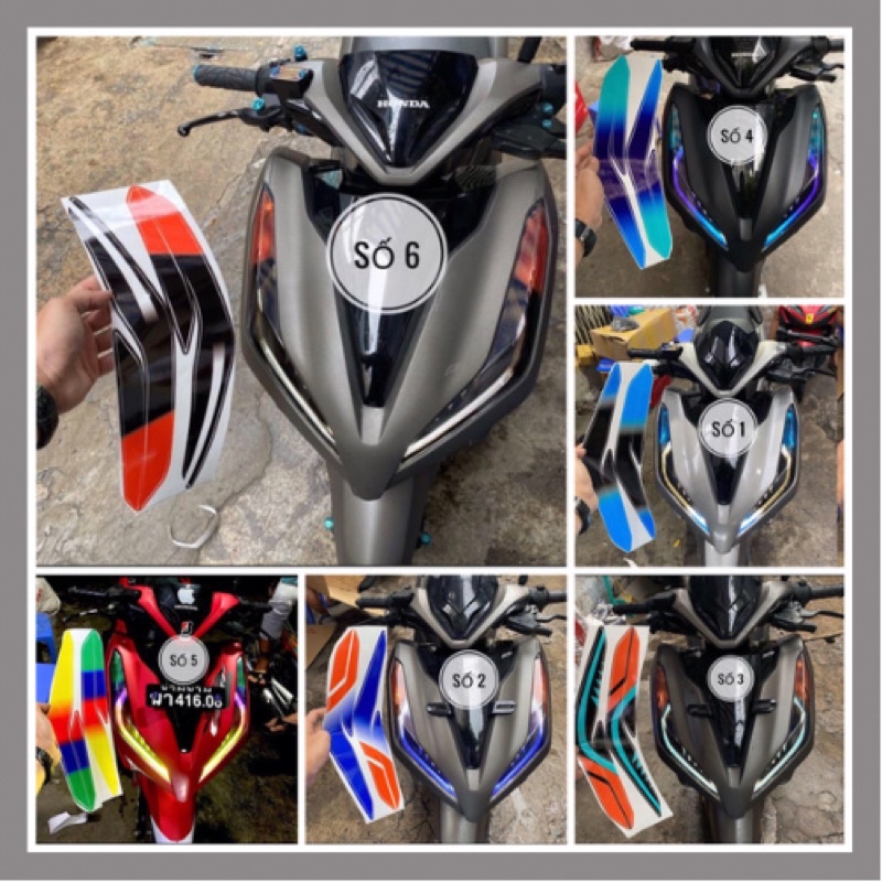 Decal Dán Đèn Demi VARIO 2018/2019/2020
