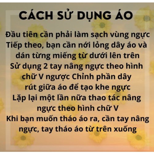 Áo ngực kiểu bra dán hình hột xoài khoá gài giữa
