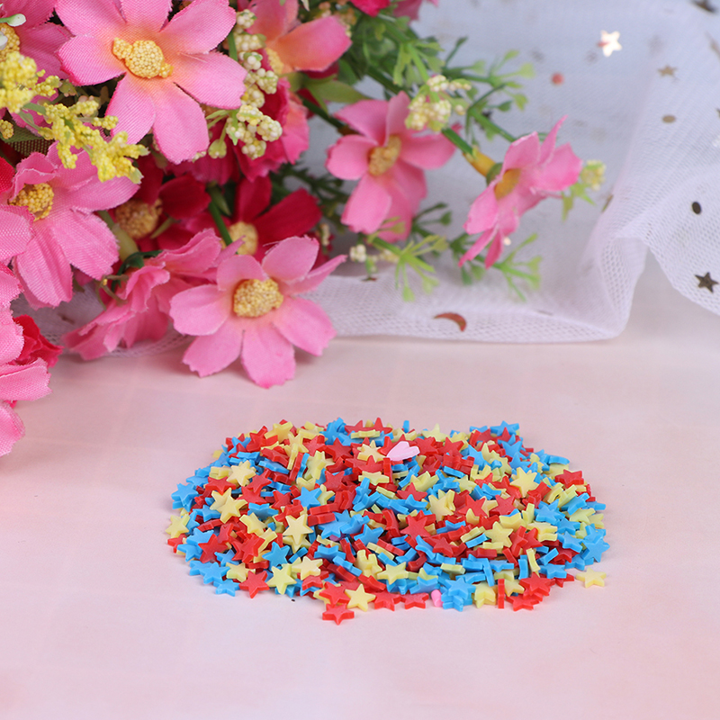 ELE 10g/pack Polymer clay fake candy sweets sprinkles diy slime phone supplies