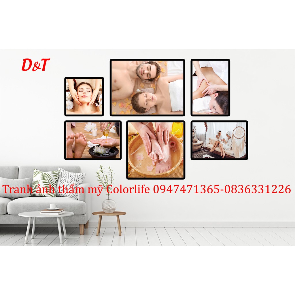 BỘ TRANH DECOR SPA TRANH DÁN TƯỜNG SPA SIÊU ĐẸP GIÁ XƯỞNG B64 COLORLIFE | BigBuy360 - bigbuy360.vn