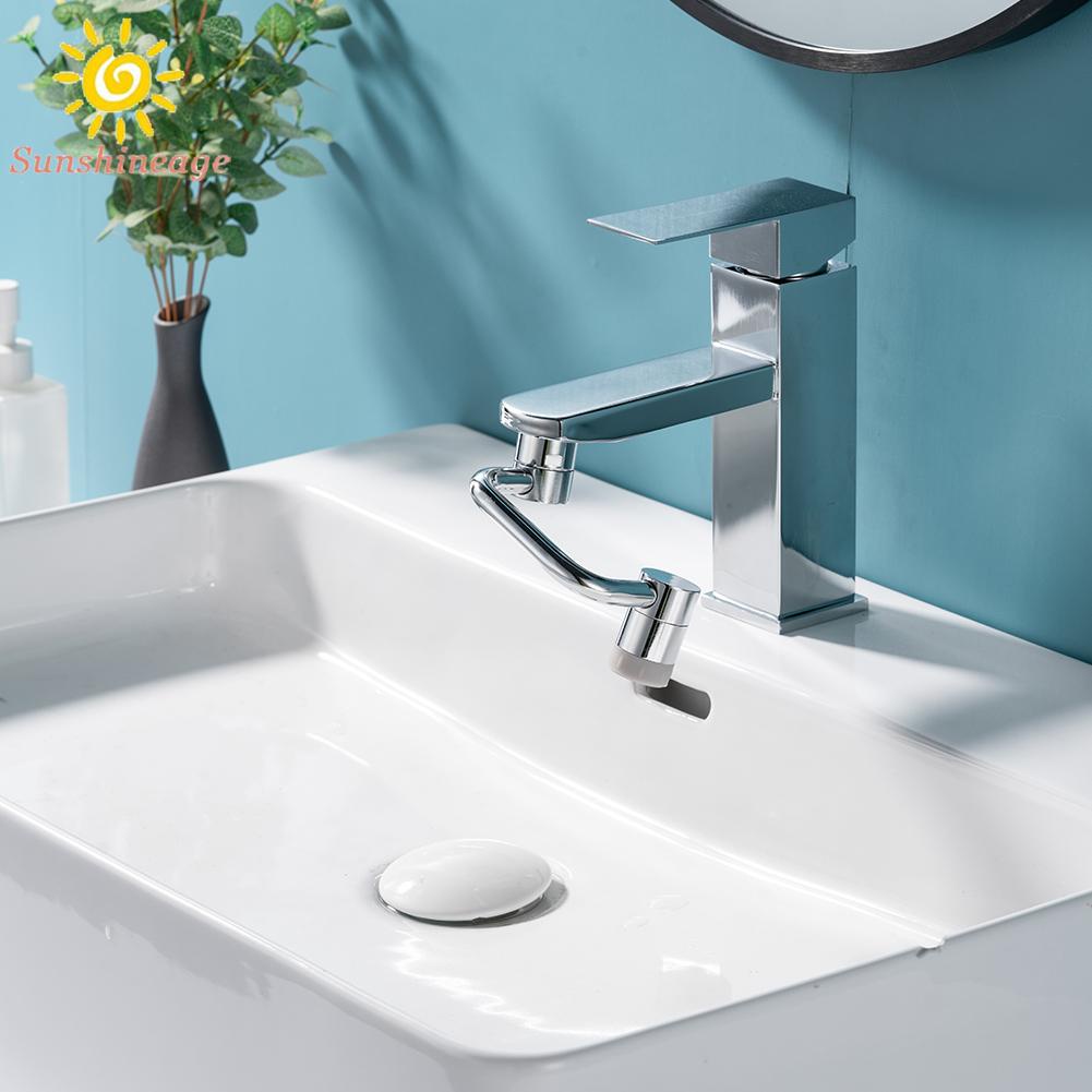Swivel Faucet Robotic Arm Splash Filter Swivel Universal 1080° Washbasin
