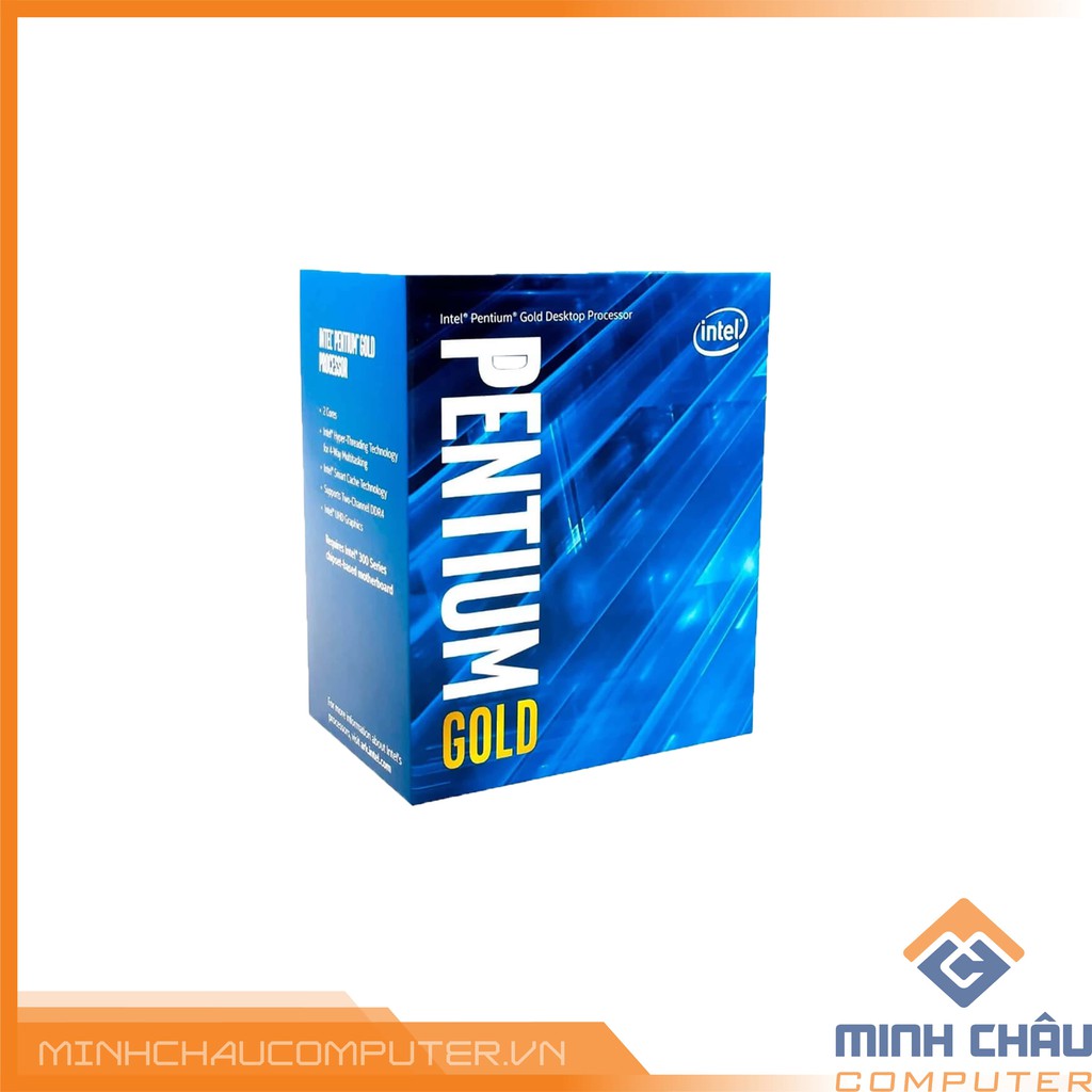 CPU Intel Pentium Gold G6400 (4.0GHz, 2 nhân 4 luồng, 4MB Cache, 58W) - Socket Intel LGA 1200)- chính hãng