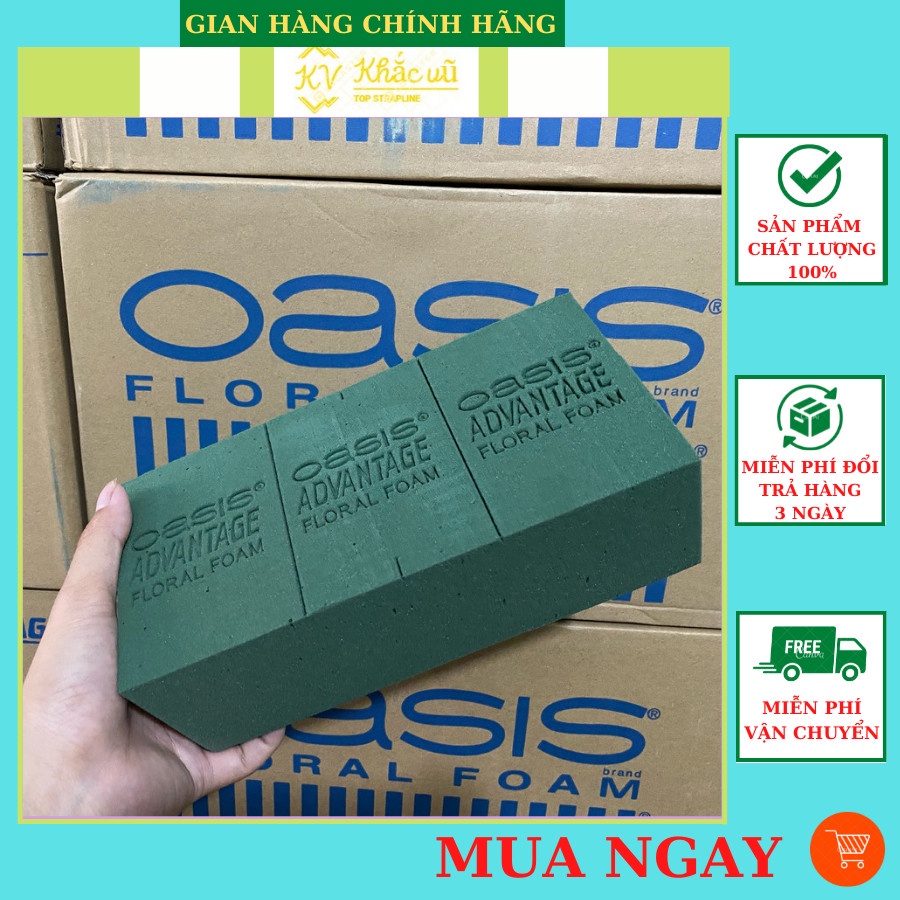 Xốp cắm hoa tươi, hoa sáp - Thùng 20 viên