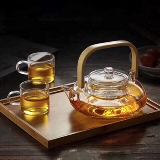 Bộ ấm trà thuỷ tinh 800ml (không kèm khay)