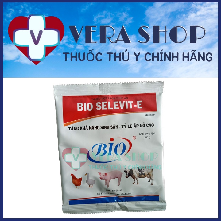 BIO SELEVIT E 100G - Tăng khả năng sinh sản, tỷ lệ ấp nở cao