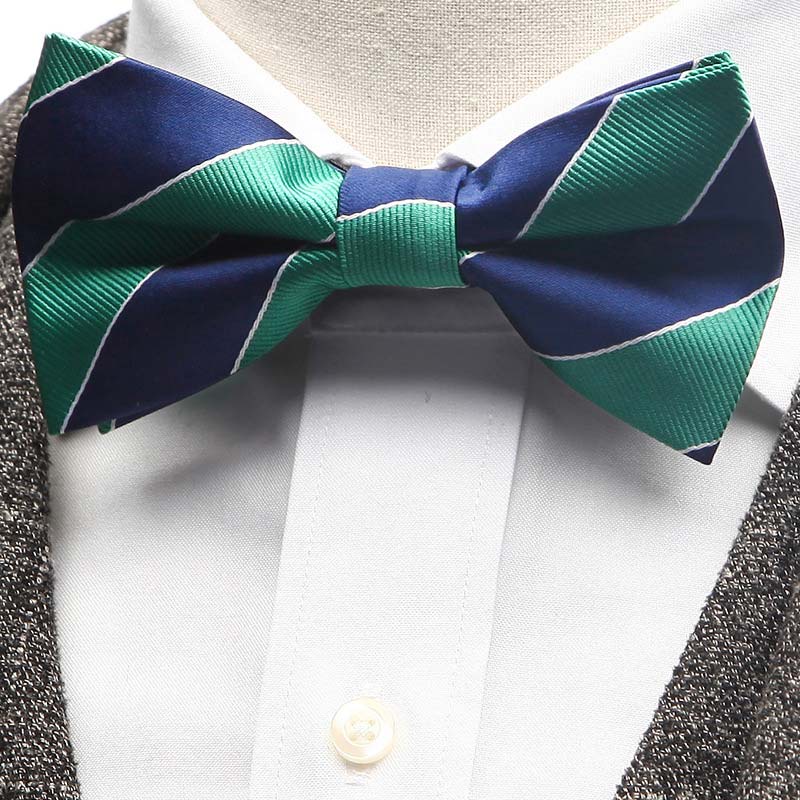 Cà Vạt Nơ Caro Sang Trọng 12CM * 6CM Cho Chú Rể