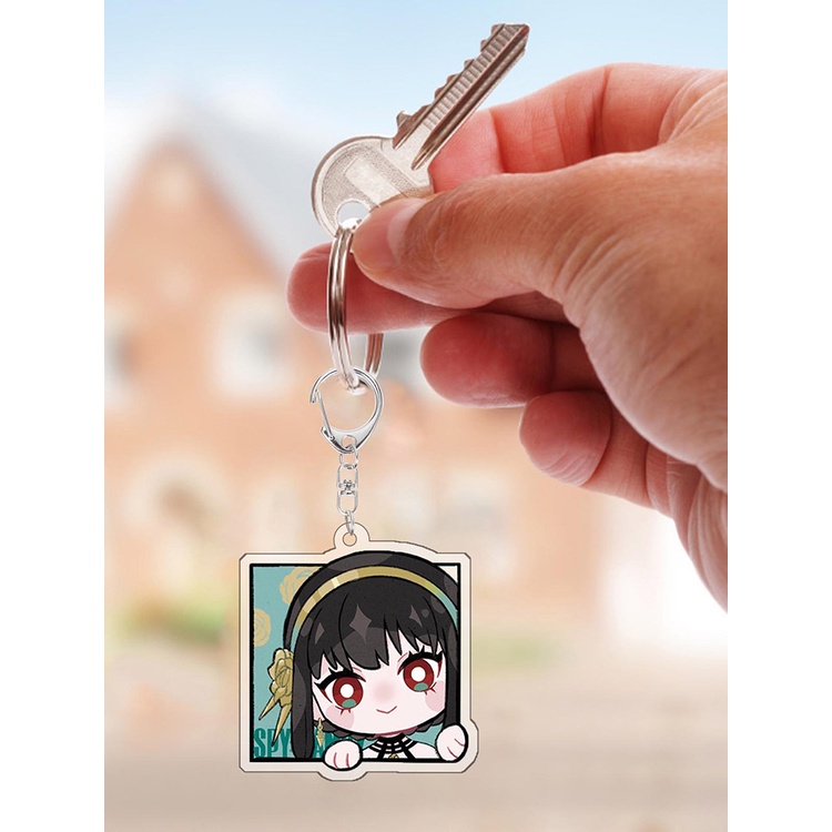 Khuôn Làm Móc Khóa Phong Cách Anime Spy X Family 6cm Thời Trang Nhật Bản