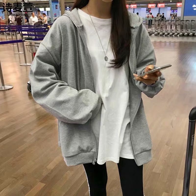 Áo Khoác Gió Có Mũ Trùm Phối Khóa Kéo Thời Trang Phong Cách Hàn Quốc Dành Cho Nam Size M-5XL