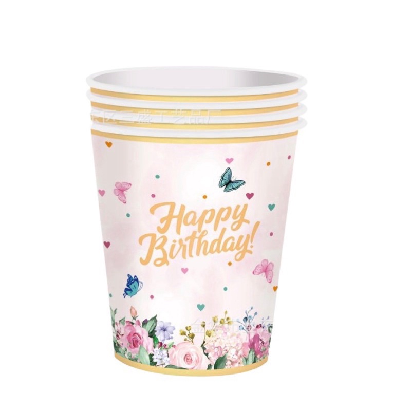 SET LY GIẤY - DĨA GIẤY SINH NHẬT