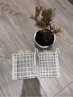 Rổ vuông mini đựng đồ, giỏ treo xe đẩy đựng đồ