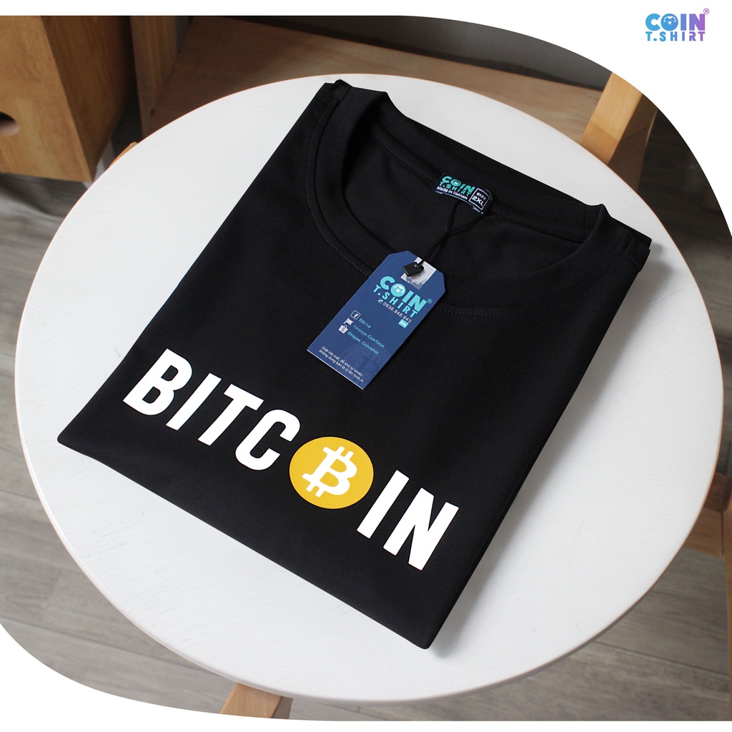 Áo thun Bitcoin cao cấp, Binance, BTC, Cointshirt, Crypto