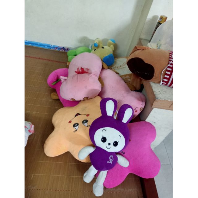 Tặng 0đ, 4 gấu bông mèo, thỏ, voi...