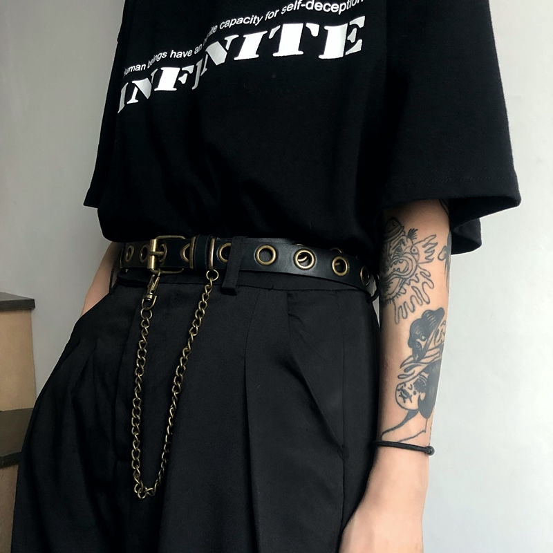 Thắt lưng mỏng khóa vuông kim loại thiết kế đơn giản dễ phối đồ dành cho nam 22549