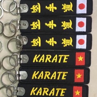 Móc khoá thêu Karate