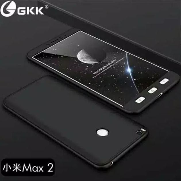 Ốp lưng cứng bảo vệ toàn diện 360 độ màu đen cho XIAOMI MI MAX 2/ARMOR Mix 2