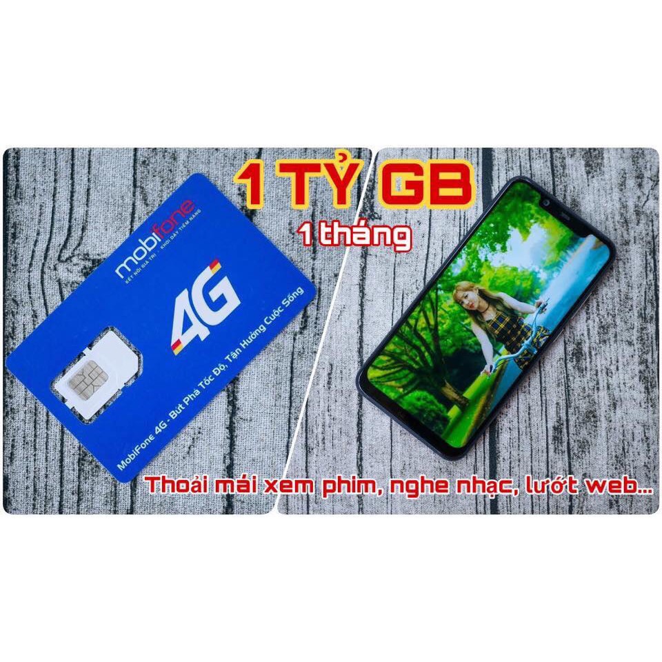 SIÊU SIM MOBI 4G Tỷ GB - MAX BĂNG THÔNG