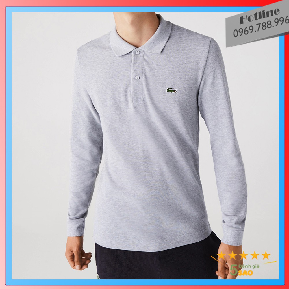 Áo Polo Cao Cấp Dài Tay Chất Vải Cá Sấu Cotton 100% VNXK, Logo Thêu Cao Cấp, Màu sắc Trẻ Trung, Lịch Lãm