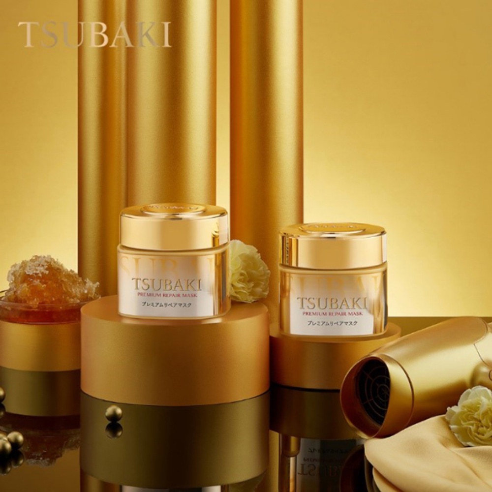 Mặt nạ tóc Tsubaki Premium Repair Mask 180g phục hồi các tình trạng hư tổn tóc, dưỡng ẩm cho tóc luôn mềm mượt.