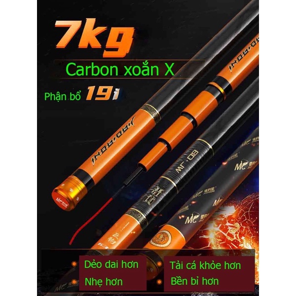 cần câu tay PHỤC MA BÁ ĐẠO CỰ VẬT bản săn hàng thi đấu hàng hãng MC