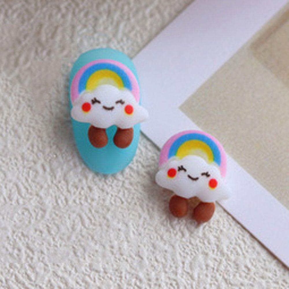 Phụ Kiện Trang Trí Móng Nghệ Thuật Hình Đám Mây Hoạt Hình 3D Cho Nữ