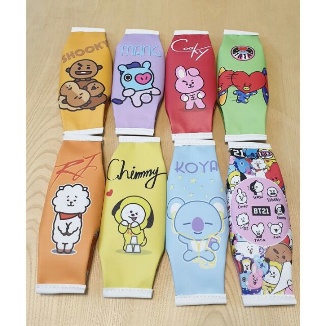 Bóp viết hình kẹo BT21