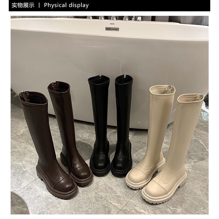 BOOT ĐÙI GỐI KHÓA  SAU ĐẾ ĐINH HÀNG LOẠI 1  FULL BOX QUẢNG CHÂU