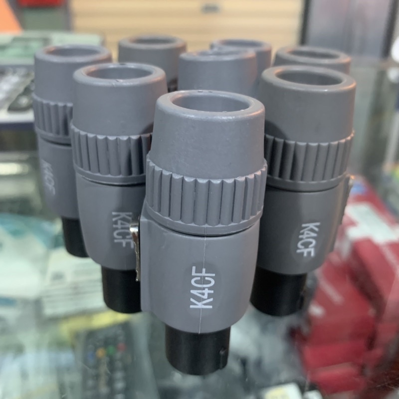 Rắc cắm loa Neutrik K4CF loại đẹp nhựa siêu bền chống nước