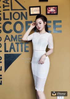 Váy ren ôm body(ảnh thật)