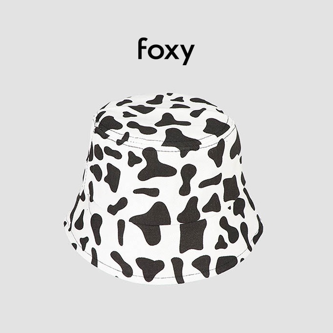 Mũ Bucket Nữ Nón Bucket Nữ FOXY Hoạ Tiết Hoang Dã Hottrend 2021 Phong Cách Hàn Quốc - FOY002