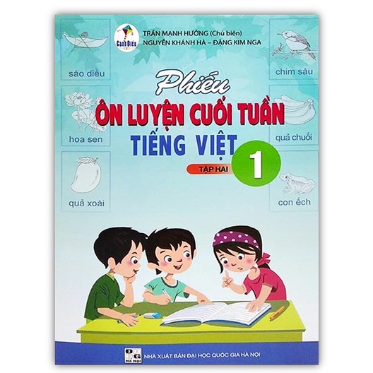 Sách - Phiếu Ôn Luyện Cuối Tuần Tiếng Việt lớp 1 tập 2 (Cánh Diều)