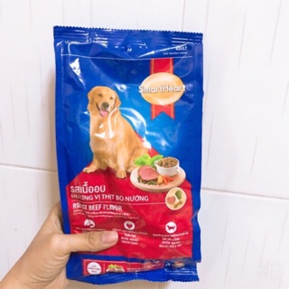 THỨC ĂN CHO CHÓ LƠN SmartHeart Vị làm thịt Bò Nướng Gói 400g xuất xứ Thái Lan
