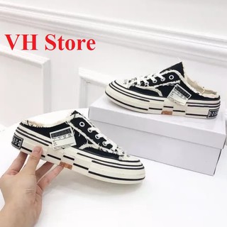 Sục xvessel sneaker, Giày đạp gót xvessel style rách nam nữ