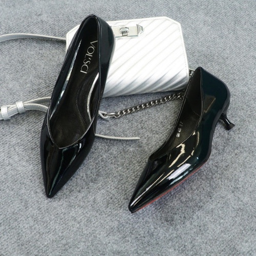 Giày cao gót mũi nhọn HT.NEO Thiết kế da bóng, đế cao 2cm, đường nét tinh tế CS231