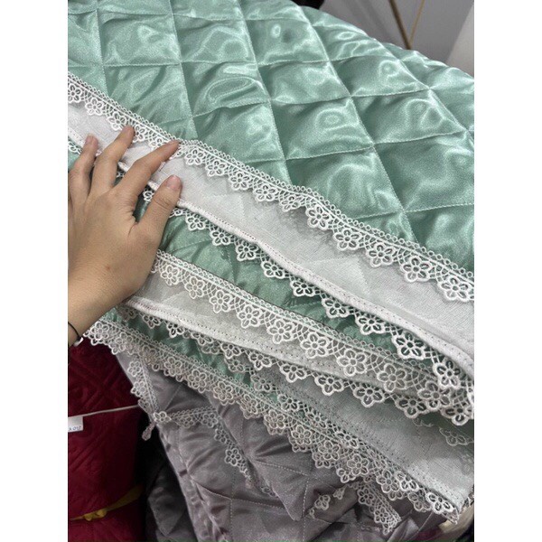 Tấm phủ lụa sang trọng, drap giường spa, giường mi, phun xăm KT 110*220cm