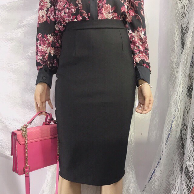 (có size đại eo 95cm) CHÂN VÁY THUN CÔNG SỞ - VÁY THUN NỮ XẺ TÀ SAU- CÓ SIZE ĐẠI | BigBuy360 - bigbuy360.vn