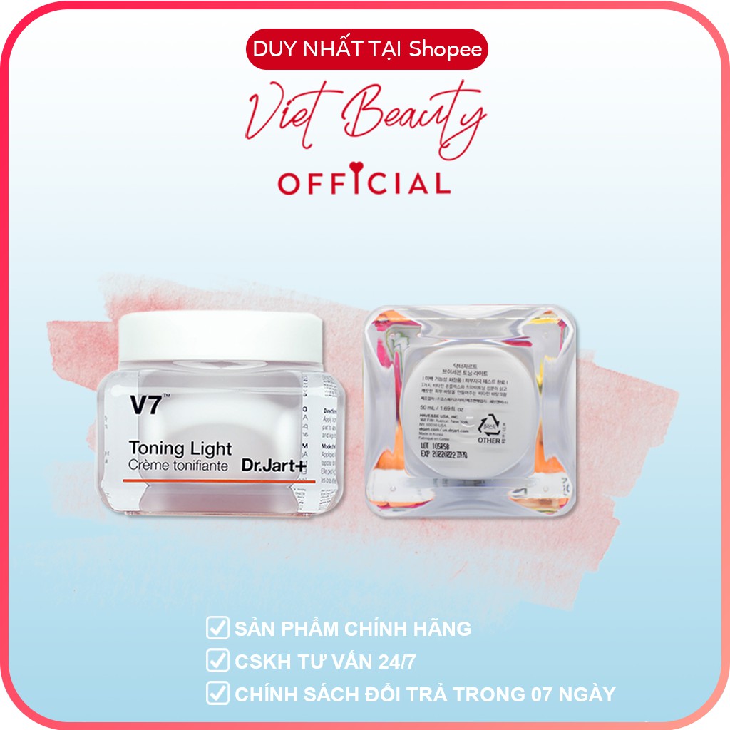 💥 𝗦𝗔𝗟𝗘.𝗦𝗛𝗢𝗖𝗞 💥 Kem V7 Toning Light Full Size 50ml Authentic HÀN QUỐC.