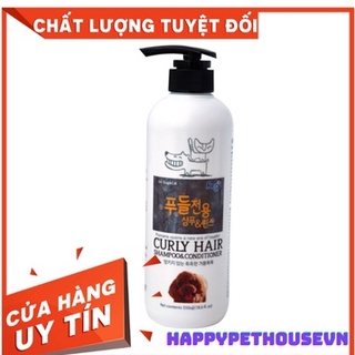 Sữa tắm chuyên dùng cho chó lông xoăn Poodle Forcans Curly Hair 550ml
