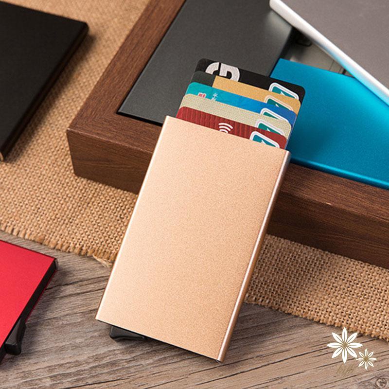 Hộp Đựng Thẻ Tín Dụng Dạng Bật Tự Động Bằng Hợp Kim Nhôm