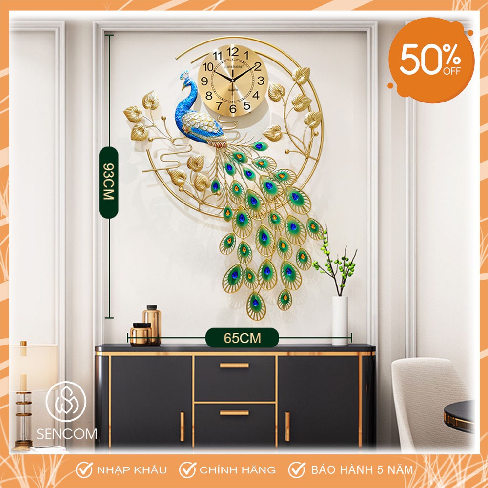 Đồng Hồ Treo Tường, Đồng Hồ Trang Trí Decor Vòng Mã 2878