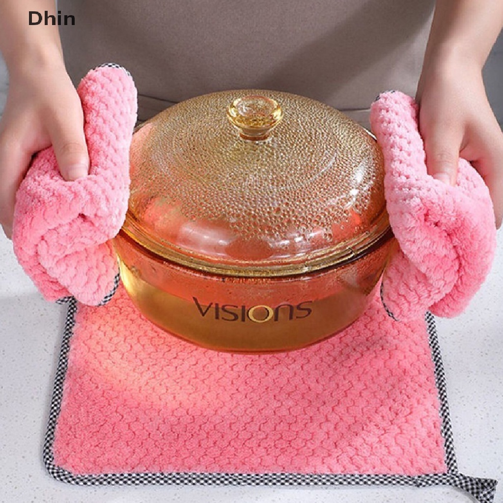 Khăn Lau Chén Dĩa Dày Dặn Chống Dính Dầu Tiện Dụng Cho Nhà Bếp